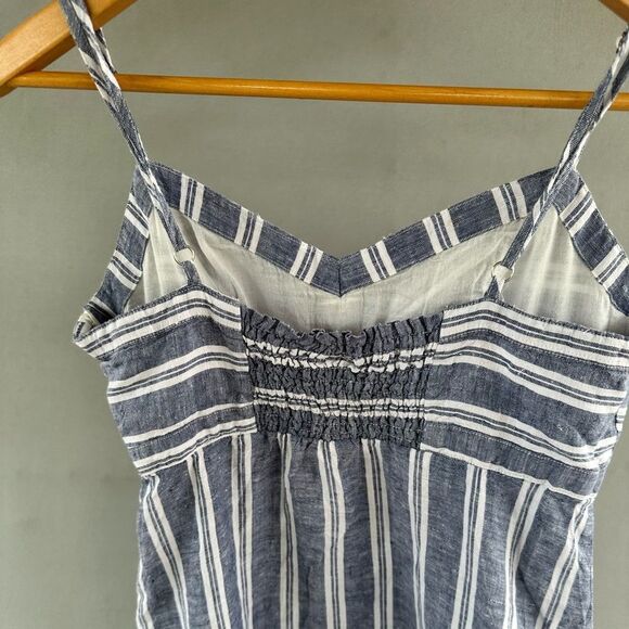 🎉5 for $45 🎉 St Tropez West Dress Maxi Long Size 4 Pure Linen - Picture 7 of 10